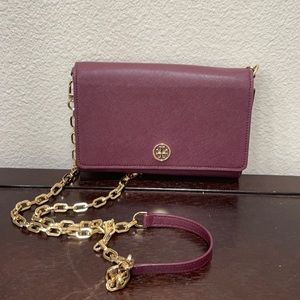 Tory Burch purse maroon